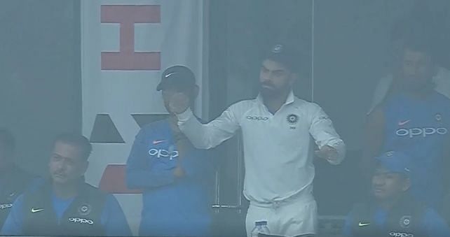 Kohli had enough of it and called time on India's innings